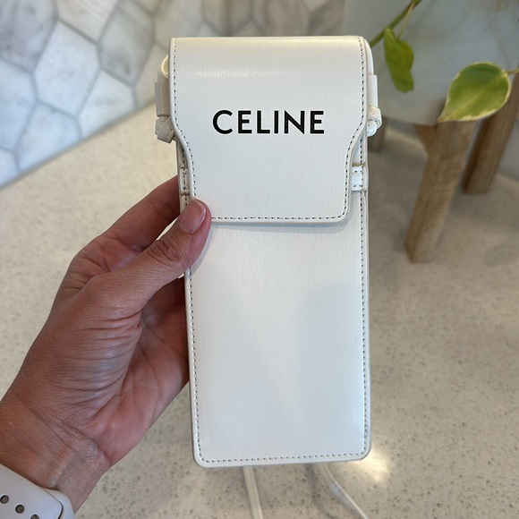 Celine authentic mini luxury crossbody sunglasses/phone case/carrier white NWOT - Picture 6 of 6